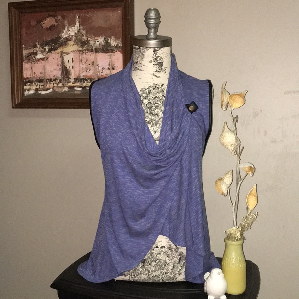 Wrap vest in Blue by ASTARS